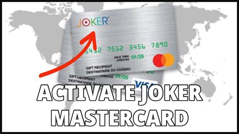 how to use joker mastercard online